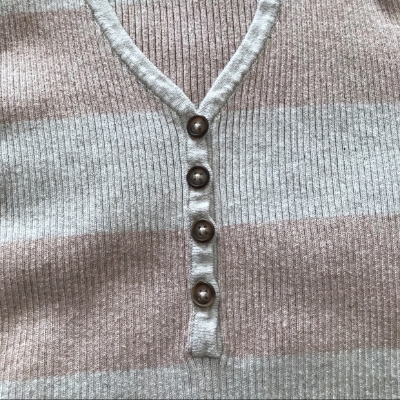 Denver Hayes soft pink and grey pull over size xs - Picture 2 of 6